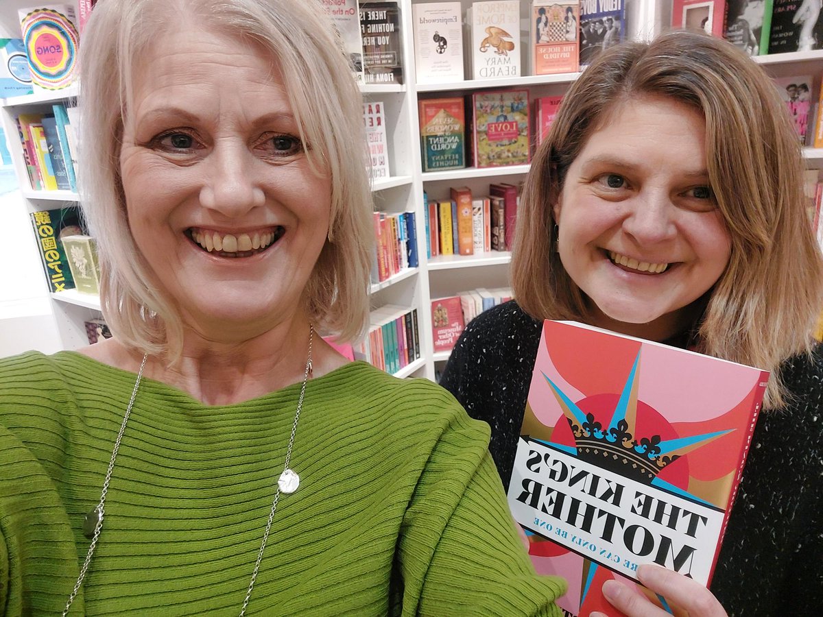 Popped into see Debbie @kibworthbooks today - a fav of mine. We're planning a summer event - think hot sun, cool drinks and #TheKingsMother! Meanwhile, pre-order your own King's Mum from Debbie! tinyurl.com/5n9xjbaw. @VikingBooksUK @immmy