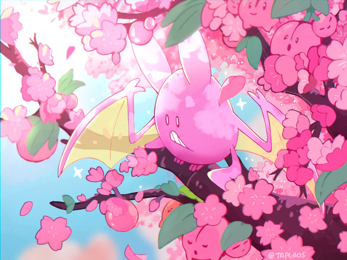 Taplaos's tweet photo. 🌸🦇✨🌸 https://t.co/NyeaxivQoq