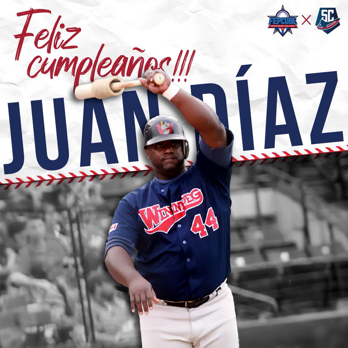 fepcube's tweet photo. Hoy está de cumpleaños Juan Díaz, cubano que jugó en Grandes Ligas con Boston Red Sox. ¡Felicidades asere! 🥳
#OneTeamOneDream #Dreamteam #Todossomoscuba 🇨🇺 #SwingCompleto #Fepcube https://t.co/XLBf0HAht9