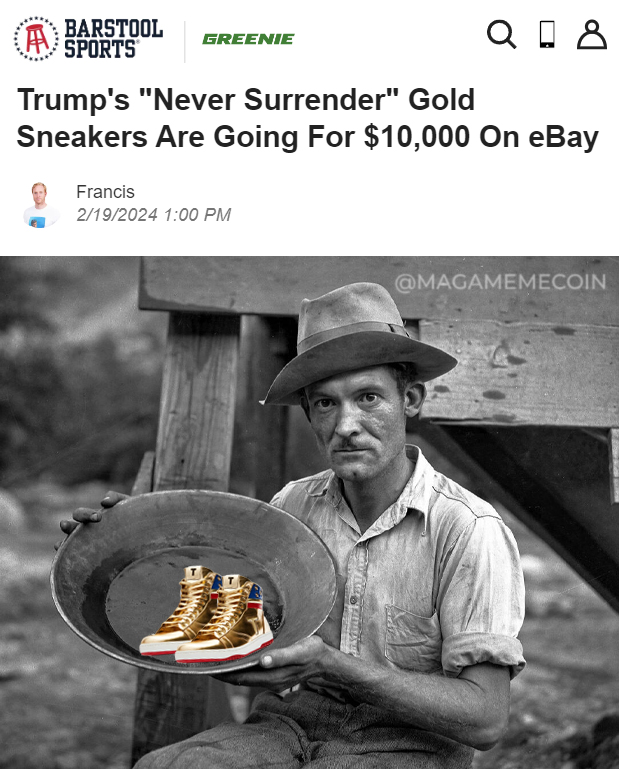 $TRUMP leading the next gold rush.