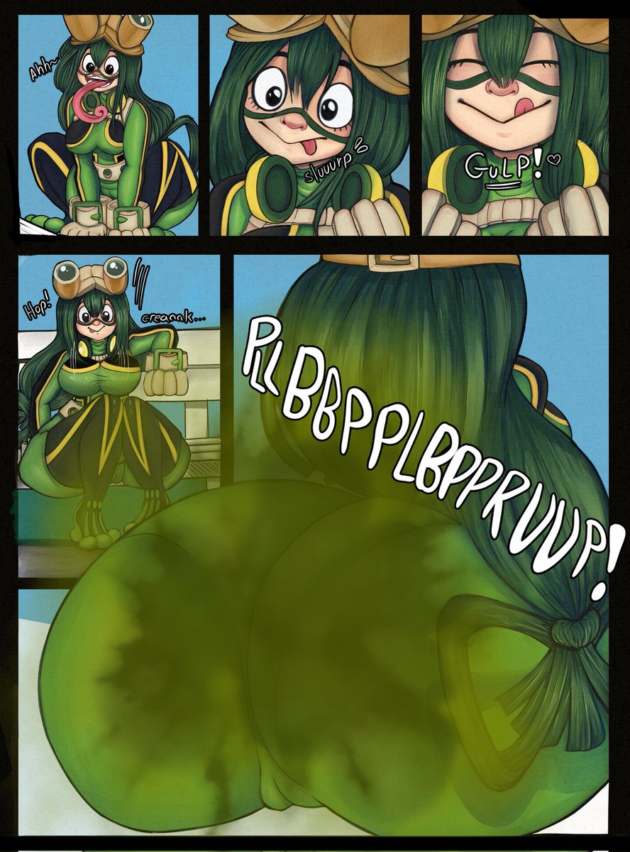 felixschmeelix's tweet photo. Some froppy farts for a friend 🐸♥️ #vore #fart #Eproctophilia #gassy #digestion #mhansfw #bnhansfw #giantess #tsuyu #tsuyuasui #froppy https://t.co/FBp43Hprru
