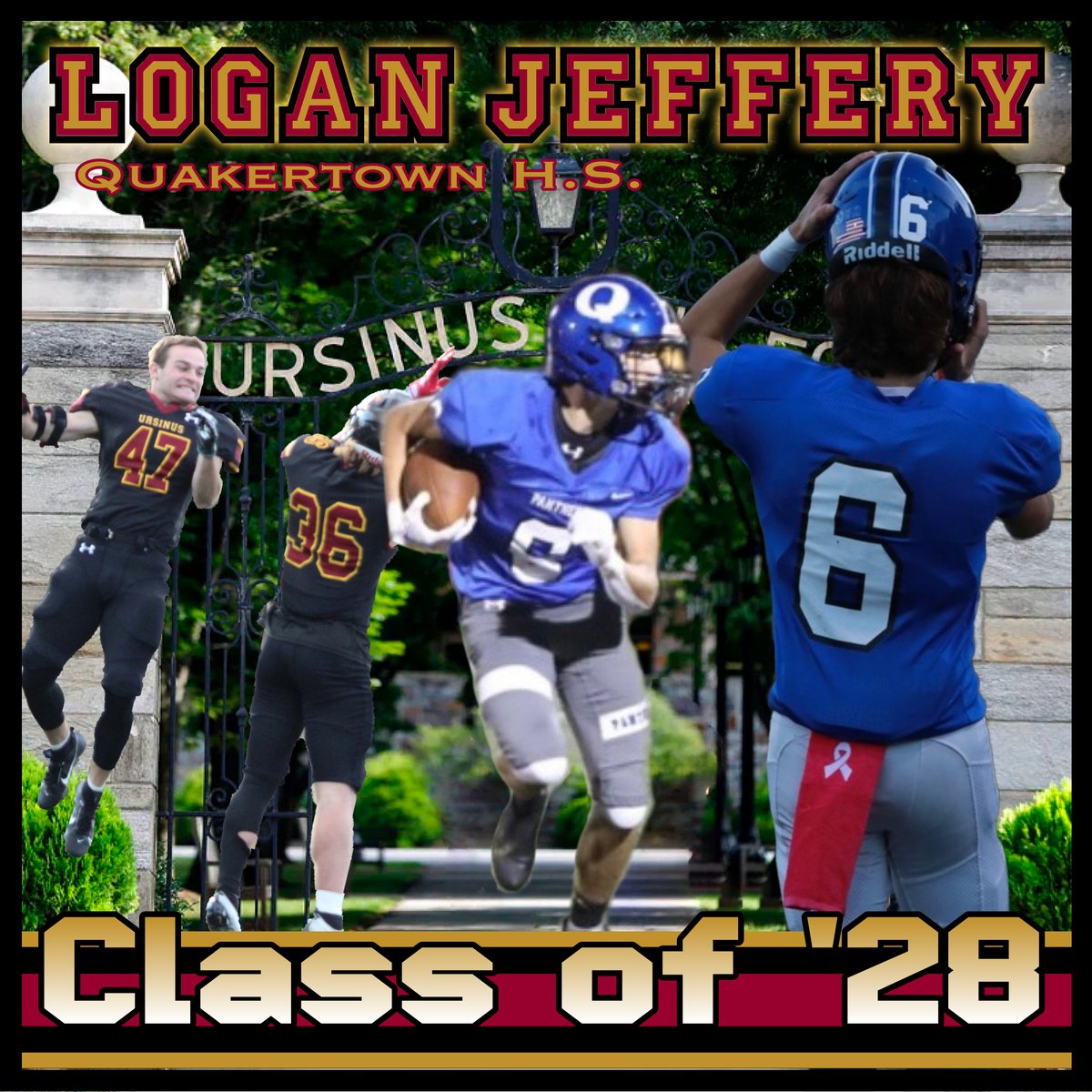 Welcome <a href="/Loganjeffery06/">Logan Jeffery</a> of @QPanthersFB to the Ursinus Football Class of 2028! #WelcomeToTheBearsDen #UCFB131
hudl.com/video/3/149107…