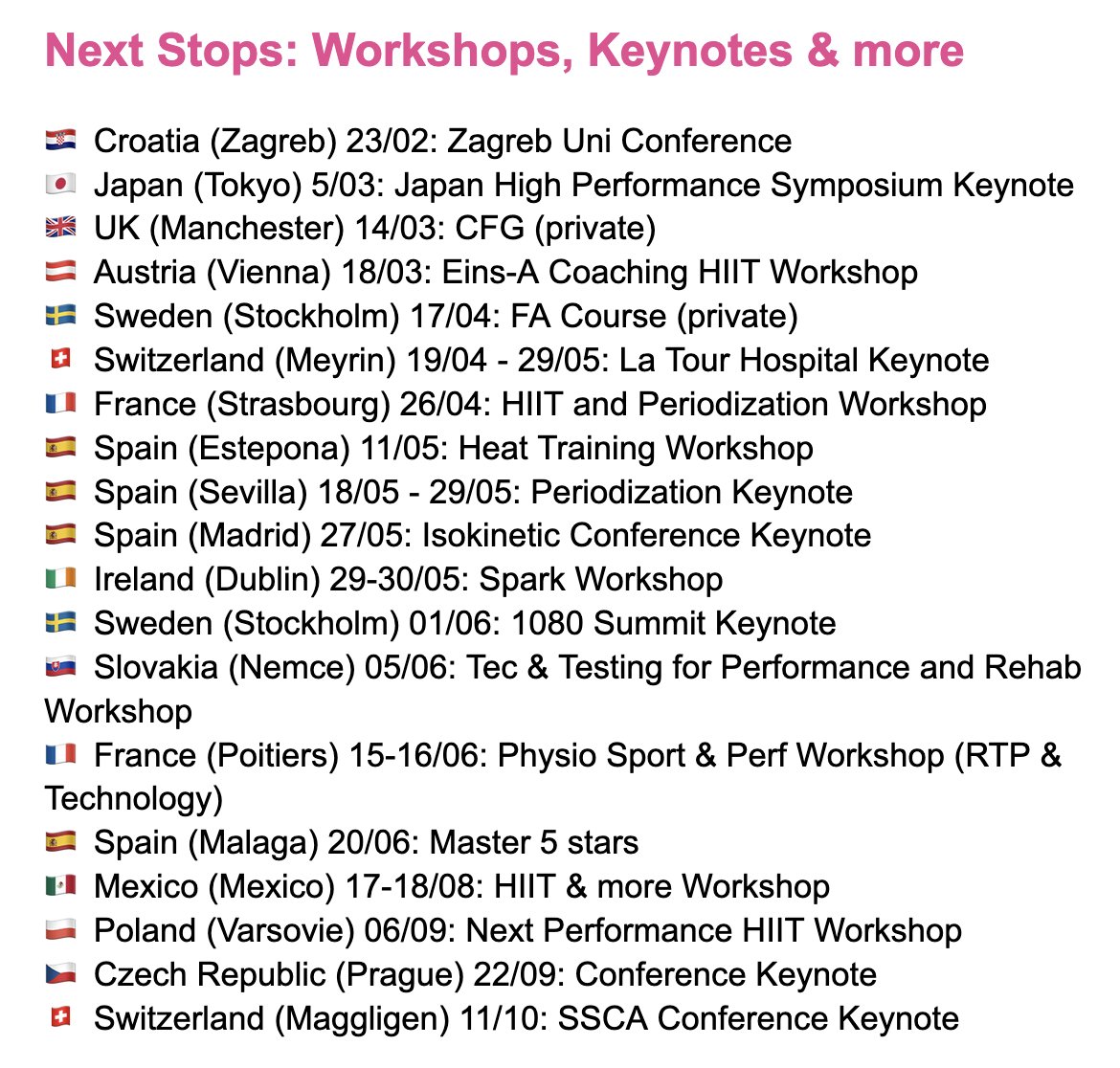 Newsletter #4 😺
🔗bit.ly/49j7565

📅 Upcoming workshops across Europe and beyond: from Croatia to Japan, and Switzerland to Mexico. Full list of events here: bit.ly/3T1Nfqw