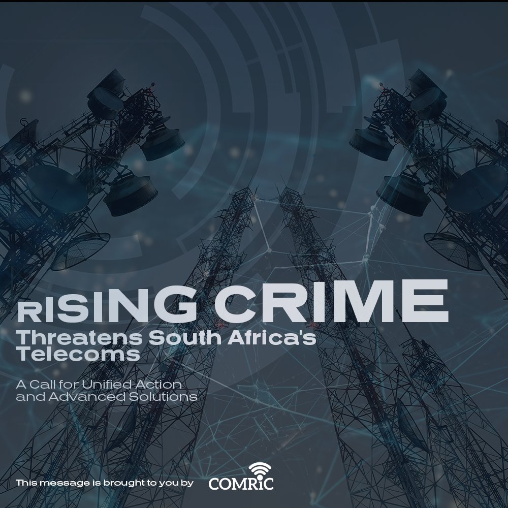 The SA telecoms industry is facing significant challenges due to escalating crime rates that undermine the security & reliability of critical infrastructure & pose a direct threat to the safety of South Africans. It is time for decisive action! shorturl.at/fuV06