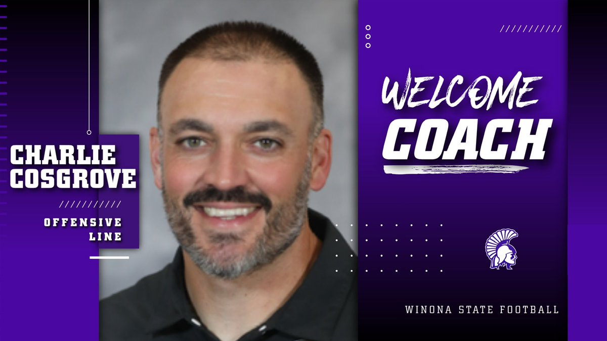 Welcome to WSU - <a href="/CoachCosgrove18/">Charlie Cosgrove</a> 

#GGT⚔️