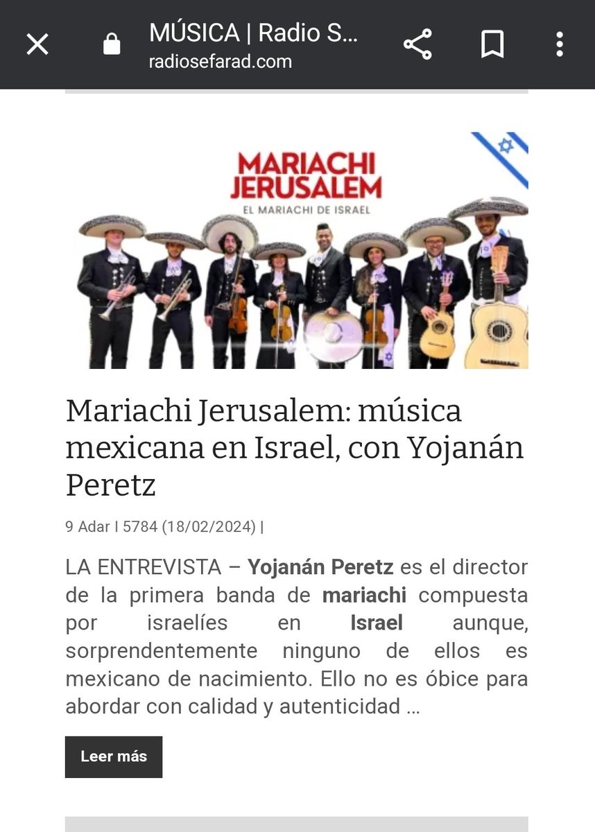 Mariachi Jerusalem (Yerushalaim) מריאצ'י ירושלים tweet media