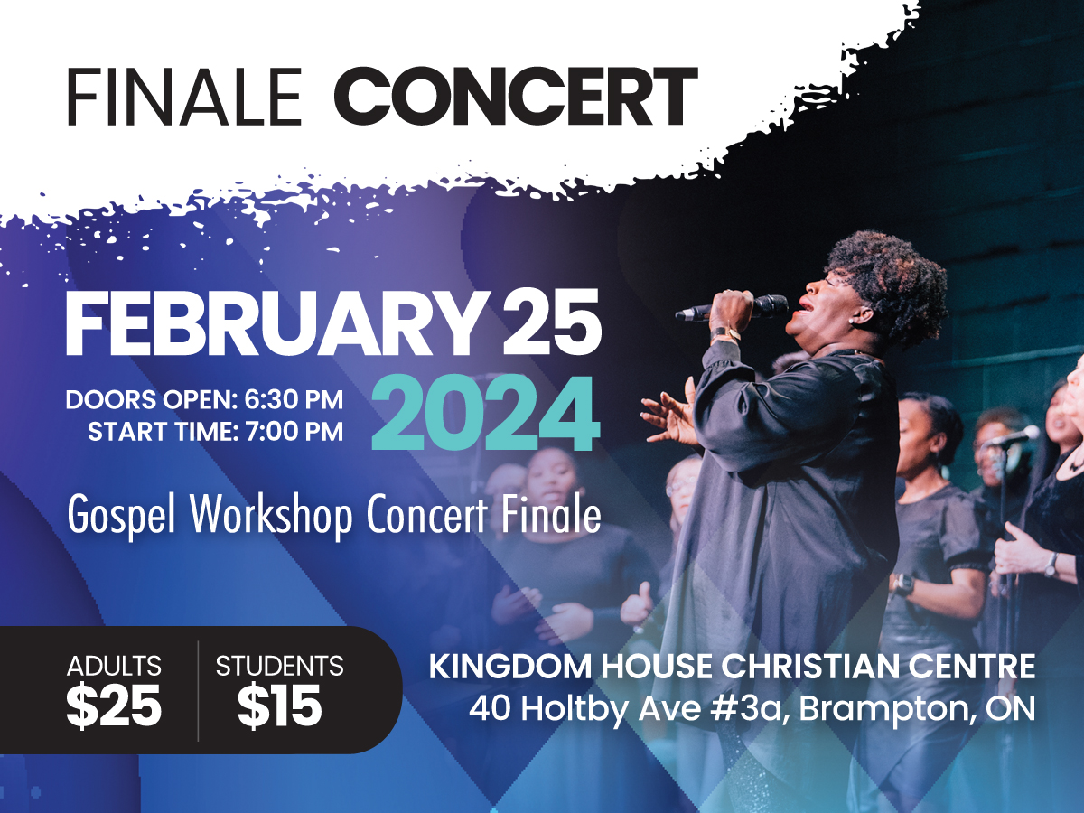IT’S ALMOST TIME! #PowerUpGospel - the 20th Anniversary starts this Wednesday, Feb. 19 until Sunday, Feb. 25!

Can’t make the workshops? Join us for the finale concert this Sunday, Feb. 25 at 7 p.m. at Kingdom House Christian Centre! 

🎟️tmc.ca/powerup