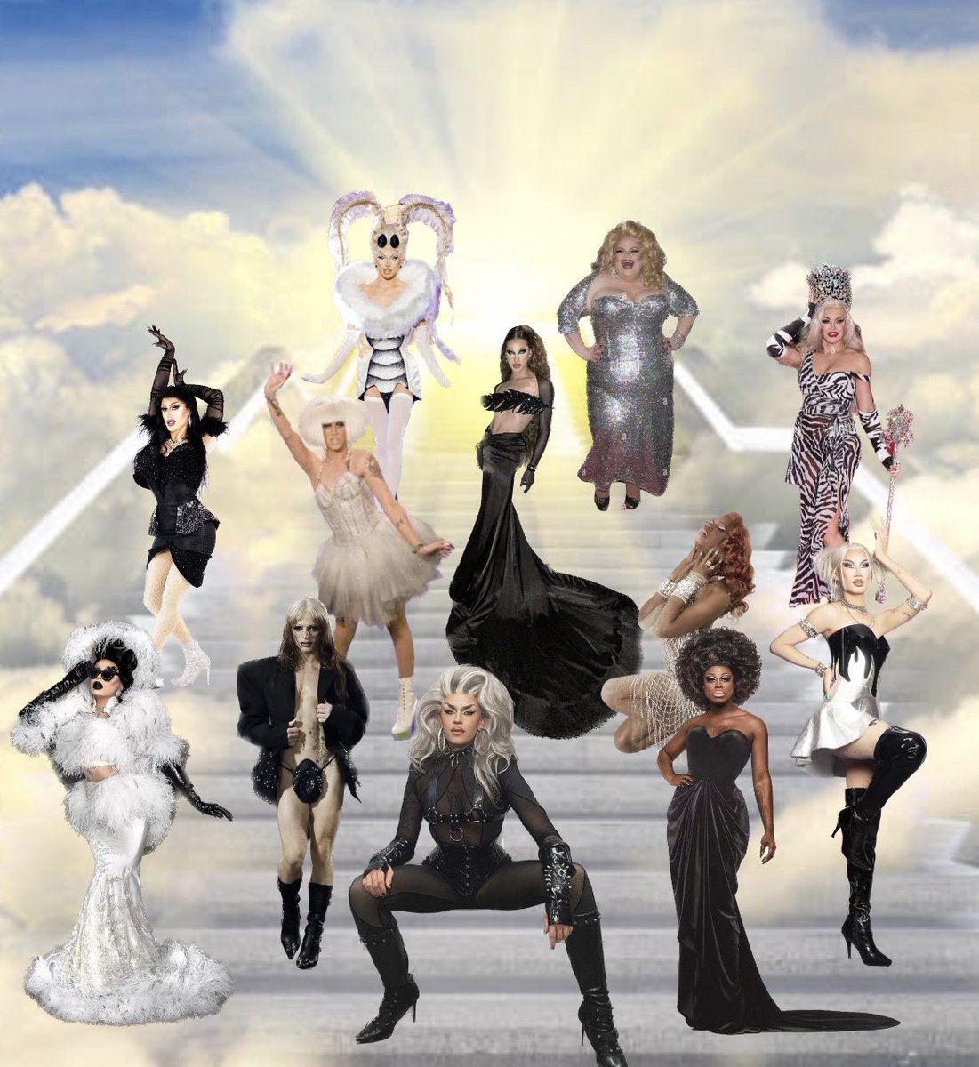 thenaimism's tweet photo. NAIM’S DRAG RACE SEASON 3: CAST REVEAL!
on their way to light, 12 new girls enter the arena to battle their talent out in the biggest twitter drag competition. who will be the next winner? tune to find out 👀 (contestants below) https://t.co/Q8Hl0s5Lyc
