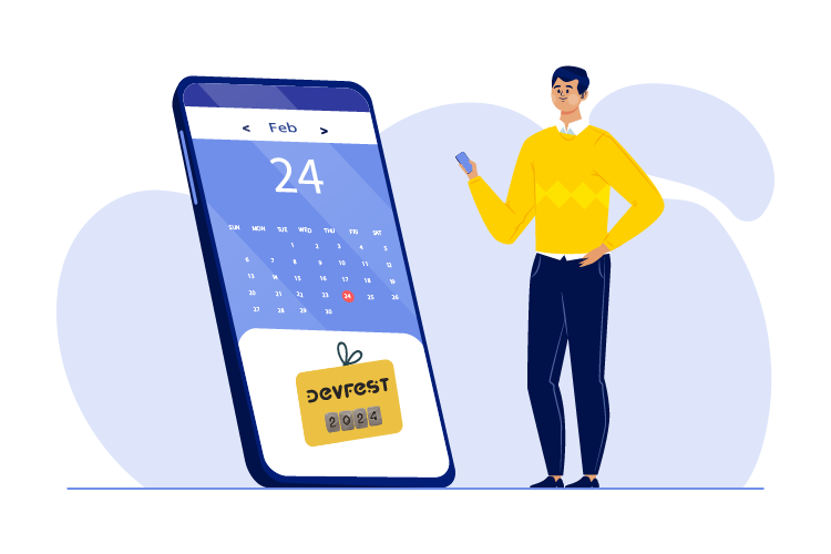 Don't miss your chance to attend DevFest 23.  Get your notebook ready and we will be waiting for you on Saturday, February 24 th 📷Stay tuned for more details about DevFest Aswan '23📷You can register through this form : shorturl.at/aeBM6