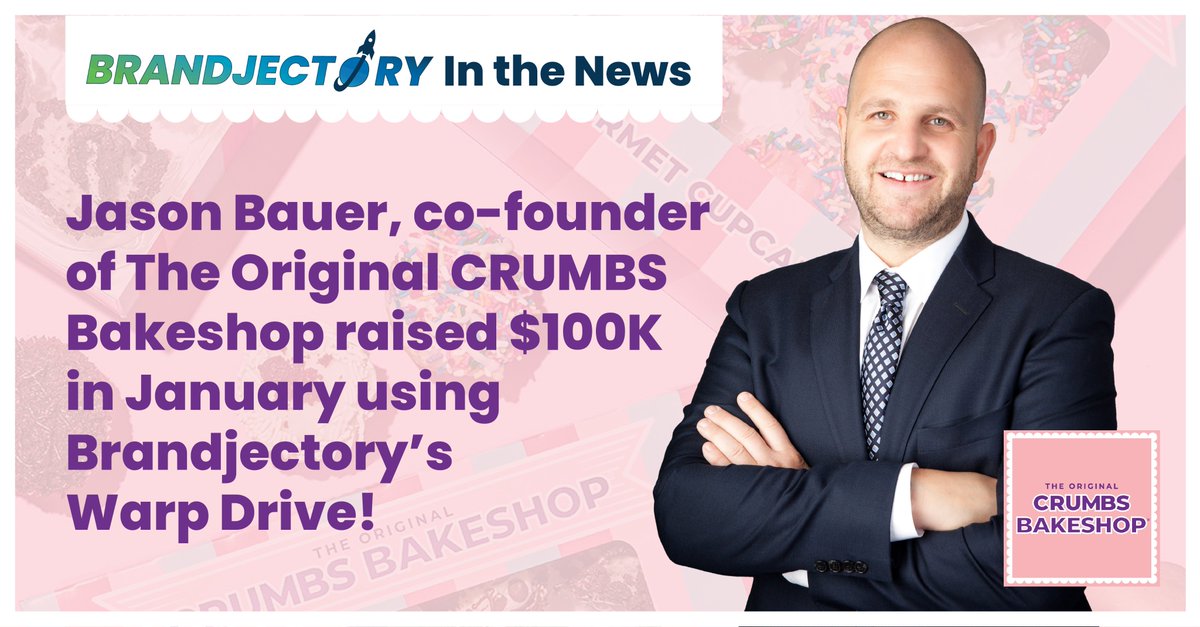 👏👏BIG CONGRATS to Jason B Bauer, founder of @Originalcrumbs on raising 💲100,000 using @Brandjectory!🚀 DM us to find out how @Brandjectory can help you! #emergingbrands #founders #entrepreneur #investors #investing #funding #fundraising #cpgindustry #cpg #foodandbeverage
