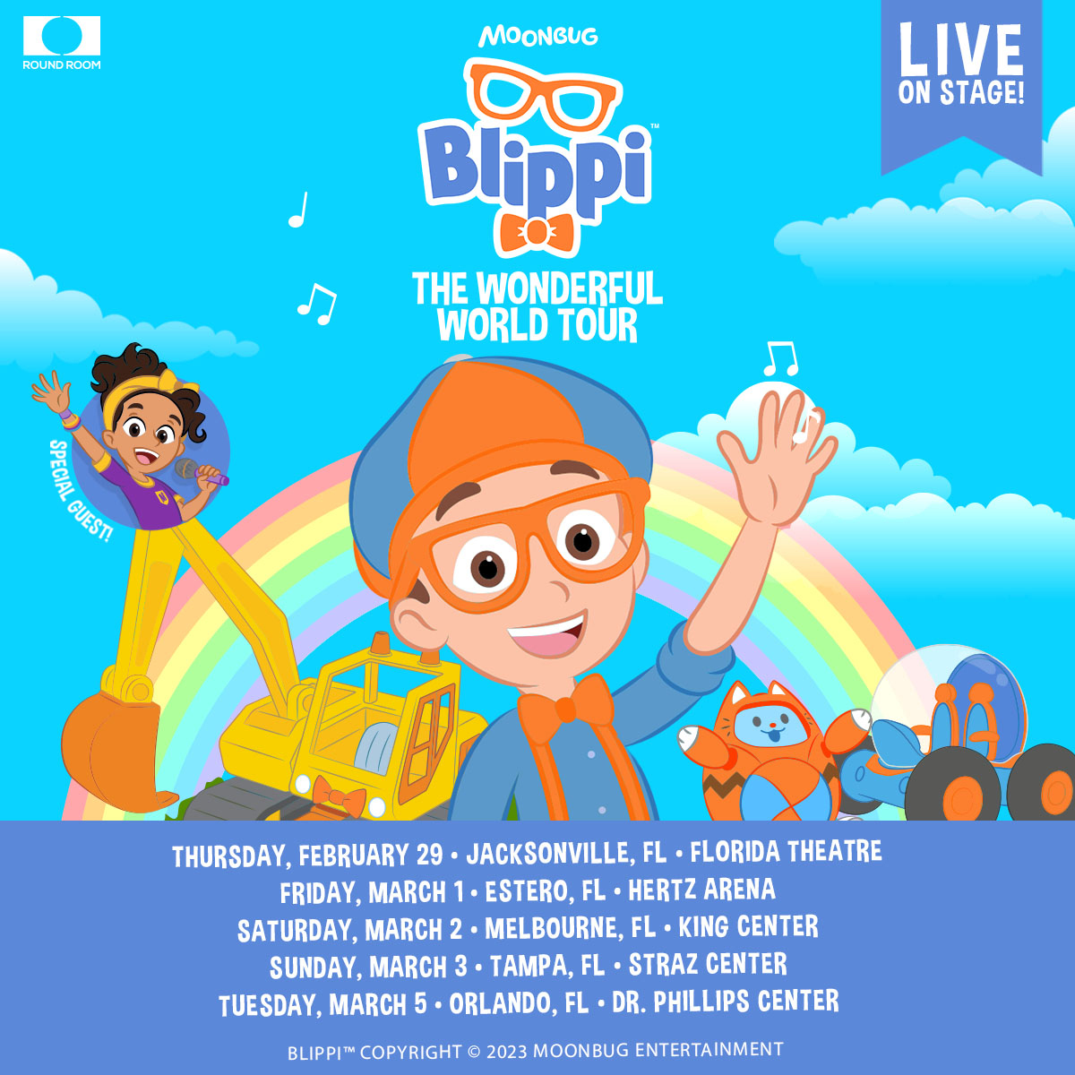 🏎️THIS WEEK🏎️ @BlippiOnTour is coming to @FloridaTheatre , @HertzArena_ , @KingCenterPA , @StrazCenter ! 🔒 Secure Tix: axs.com/artists/111337… • • • s/o @AEGPresentsSE 🏎️