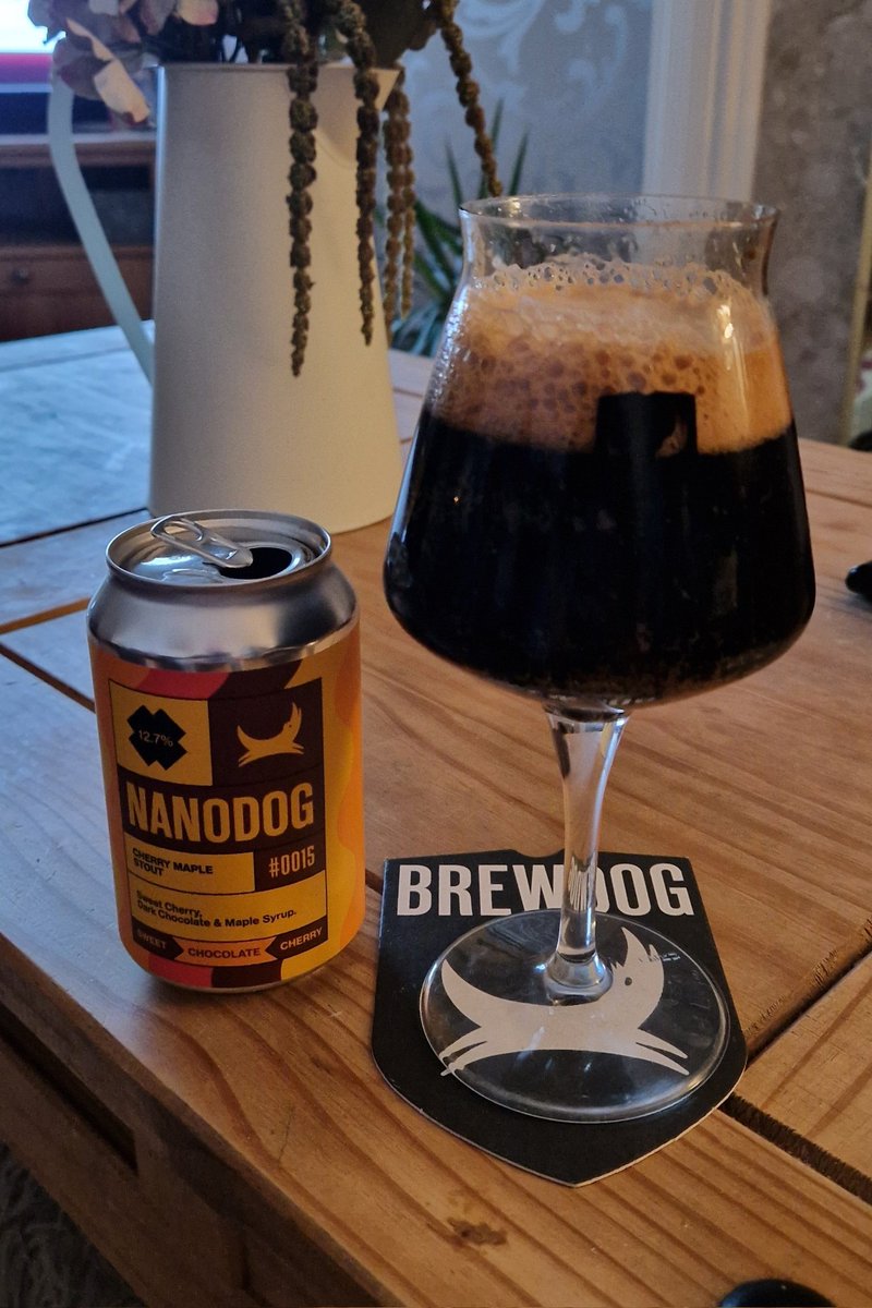 Macca17101's tweet photo. @BrewDogJames can I just say "this is F'IN lush...more of these stouts please 🙏 https://t.co/ketnOzNJV9