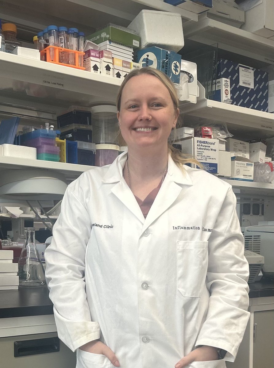 Thaddeus Stappenbeck, MD, PhD (@tstappenbeckmd) on Twitter photo Spotlighting Samantha Wightman Ph.D. this month/Post Doc in Yuxin Wangās lab investigating cytokine signaling pathways/Dr. Wightman believes a good scientist is very skeptical/has strong critical thinking skills to solve problems / Keep solving! @CleClinicLCM <a href="/NorthernMichU/">Northern Michigan University</a> <a href="/CWRU/">Case Western Reserve</a> Spotlighting Samantha Wightman Ph.D. this month/Post Doc in Yuxin Wangās lab investigating cytokine signaling pathways/Dr. Wightman believes a good scientist is very skeptical/has strong critical thinking skills to solve problems / Keep solving! @CleClinicLCM <a href="/NorthernMichU/">Northern Michigan University</a> <a href="/CWRU/">Case Western Reserve</a>