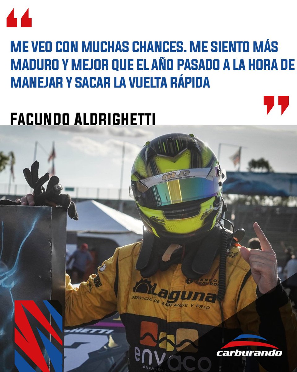 💪🗣️ <a href="/FAldrighettiok/">Facu Aldrighetti</a> pasó por #CarburandoRadio y expresó que está en condiciones de realizar una buena temporada dentro del <a href="/TopRaceOk/">Top Race</a>.

📲 Ingresá a Carburando.com para conocer todos los detalles 

#TopRace #TRV6