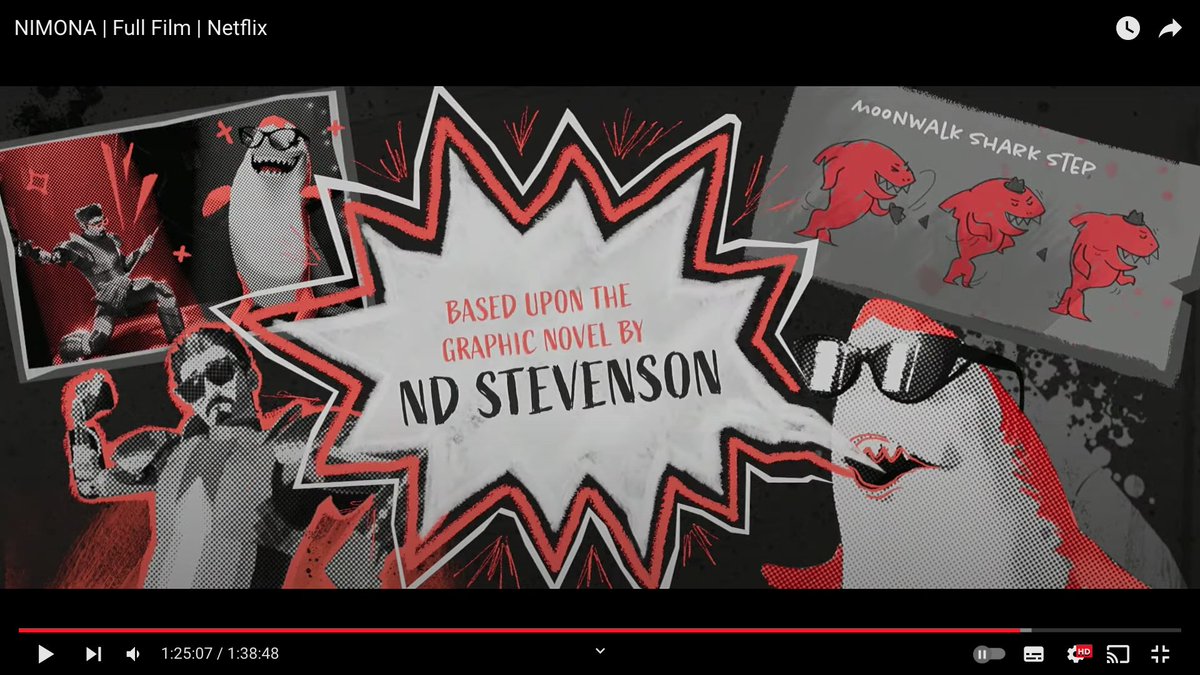 Netflix ha colgado temporalmente Nimona en YouTube para que cualquiera pueda verla GRATIS (en VOS) aunque no tenga suscripción a la plataforma.

Esta película es un pequeño milagro, que existe a pesar de que algunos directivos de Disney quisieron enterrarla... por algún motivo.