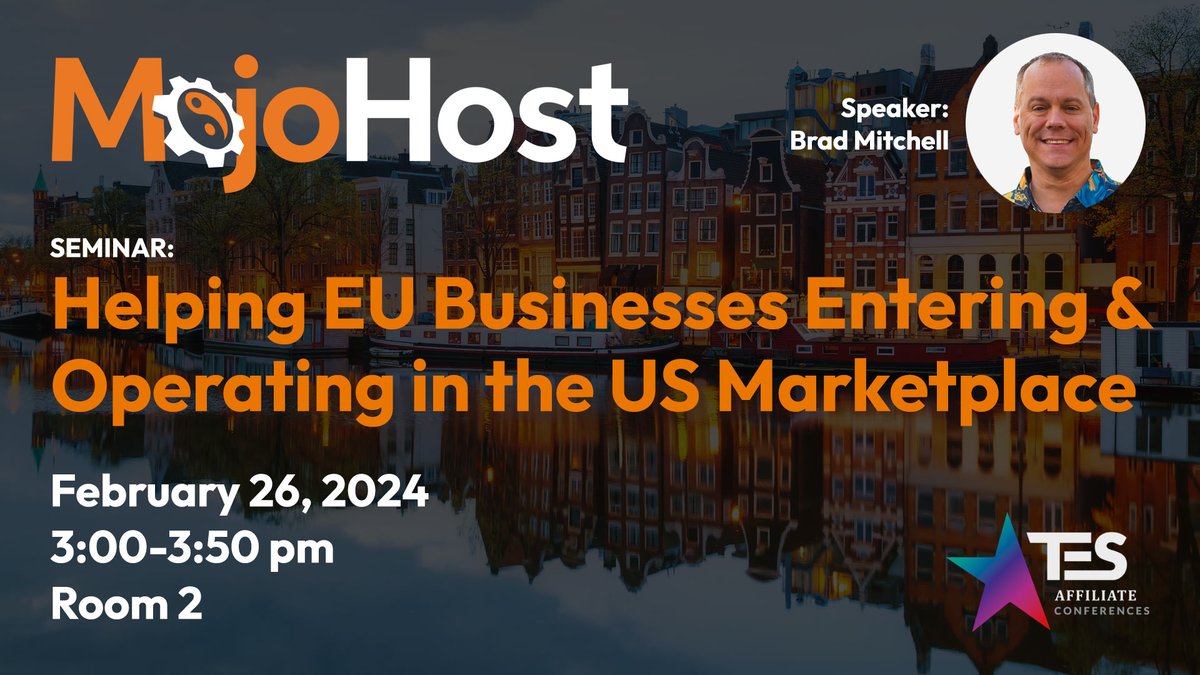 MojoHost (@mojohost) on Twitter photo 📢If you are at <a href="/TheEuroSummit/">The European Summit</a>, don't miss out! This seminar will make you more comfortable about being a foreigner doing business in the US. Our President Brad Mitchell and <a href="/myadultattorney/">Corey D. Silverstein, Esq.</a> will squash many of the urban legends that may scare you away! ✌️🇺🇸#TES2024 #TES 📢If you are at <a href="/TheEuroSummit/">The European Summit</a>, don't miss out! This seminar will make you more comfortable about being a foreigner doing business in the US. Our President Brad Mitchell and <a href="/myadultattorney/">Corey D. Silverstein, Esq.</a> will squash many of the urban legends that may scare you away! ✌️🇺🇸#TES2024 #TES