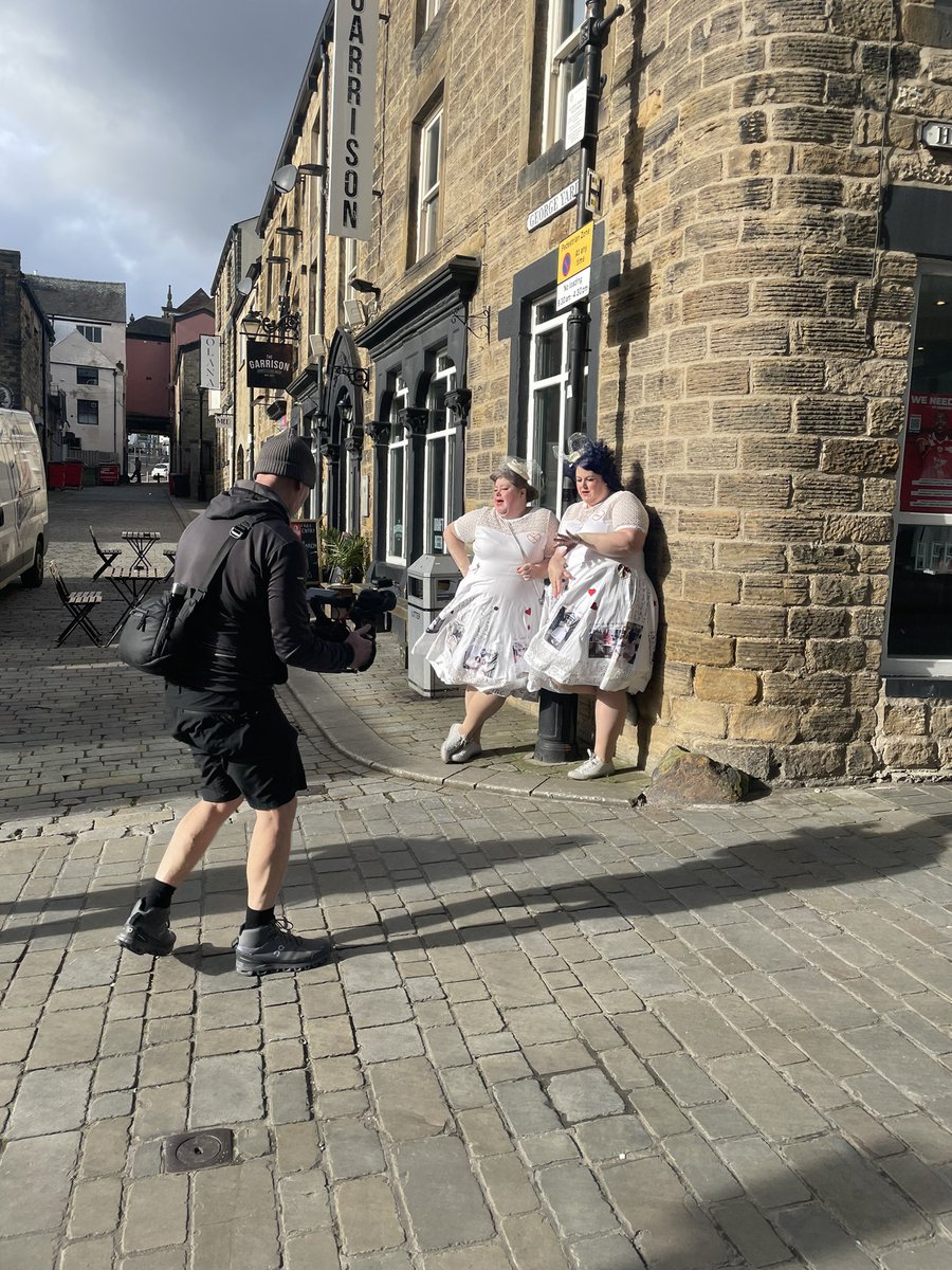 Brilliant day of filming for the upcoming adventure YouTube game for the Eldon Street HAZ with the Brides of Barnsley (We Great Ladies)  @BarnsleyMuseums #HSAZ #eldonstreethaz 👀👀👀👀