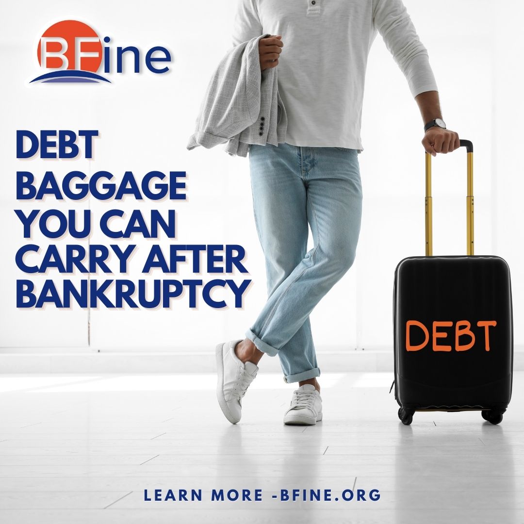 BFineorg's tweet photo. Yes, you can carry debt baggage after filing for bankruptcy. Click the link for the types of debt you are still responsible for after filing bankruptcy.
https://t.co/BO5Hl7iBB5
#debt #bankruptcy #bankruptcyfacts #nactt #freshstart #personalfinance #financialliteracy https://t.co/LP2qxvVr7e