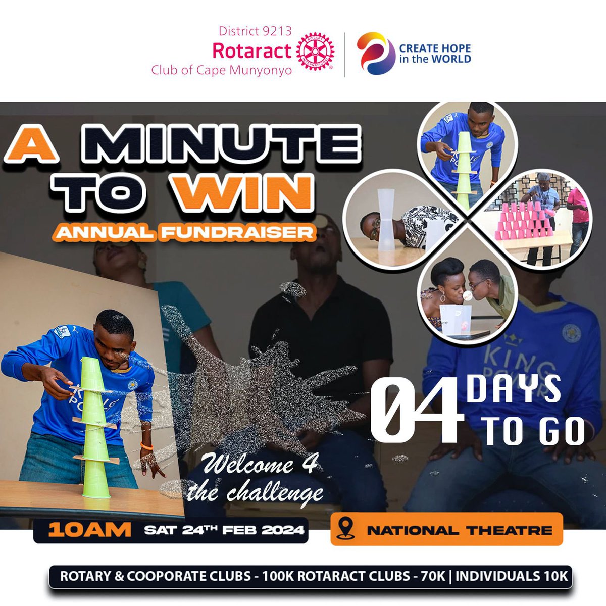 TheAnchors1's tweet photo. 4 days to the #minute2win fundraiser🔥💯 https://t.co/pRqw0eFIG9