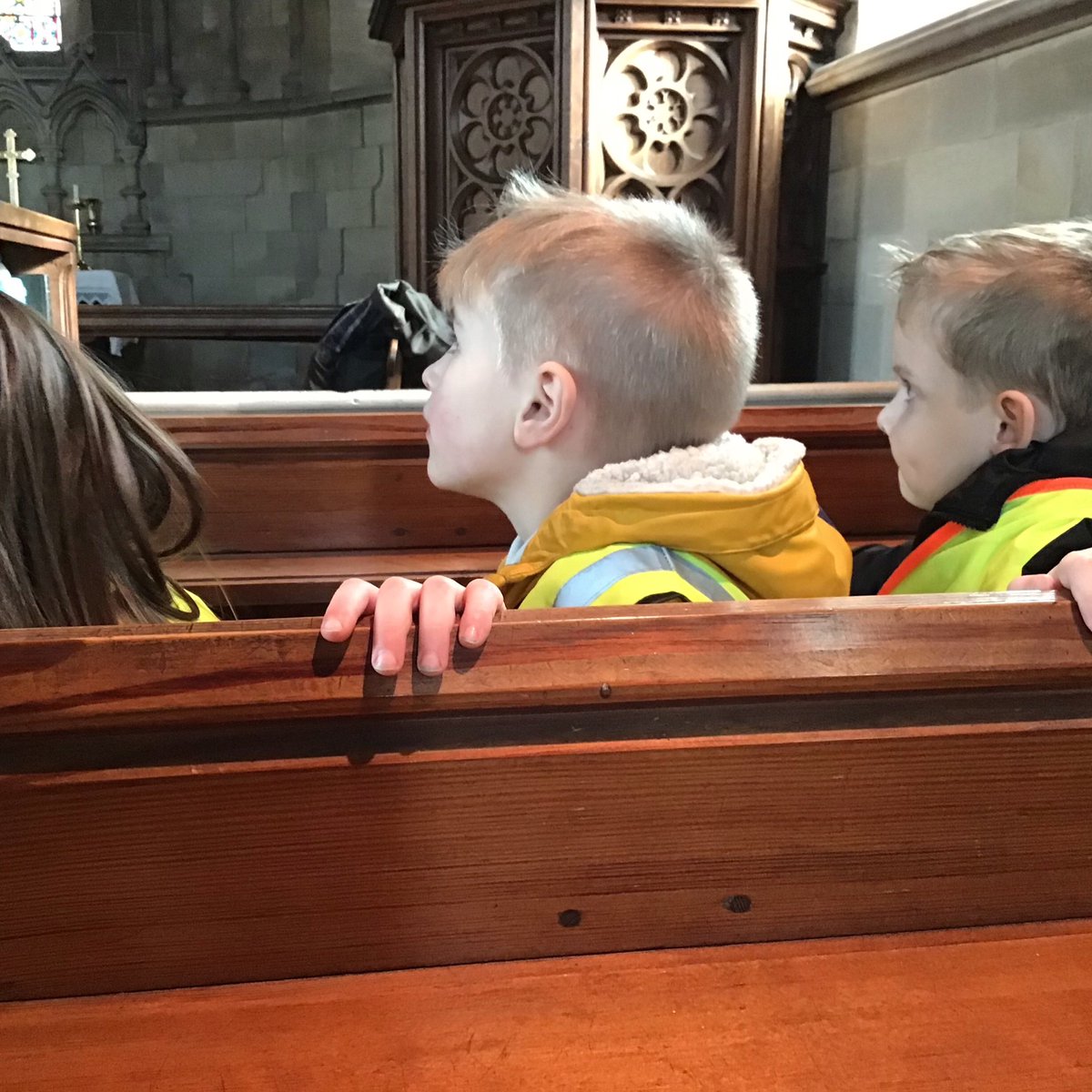 We enjoyed our visit to the church today!  It was such a lovely afternoon for a teddy bear and doll Christening.  Thank you to everyone who helped.