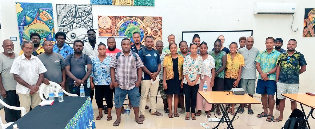 solsmasi's tweet photo. Stringers, journalists &amp; radio presenters undergo week-long half day workshop, conducted by BBC Media Action for media coverage of the elections. Partnership between BBC Media Action &amp; SIBC &amp; MASI under BBC MA 'Strengthening the Media' phase 2 project. @BHCHoniara @ginakekea https://t.co/BfbK4vrvbB