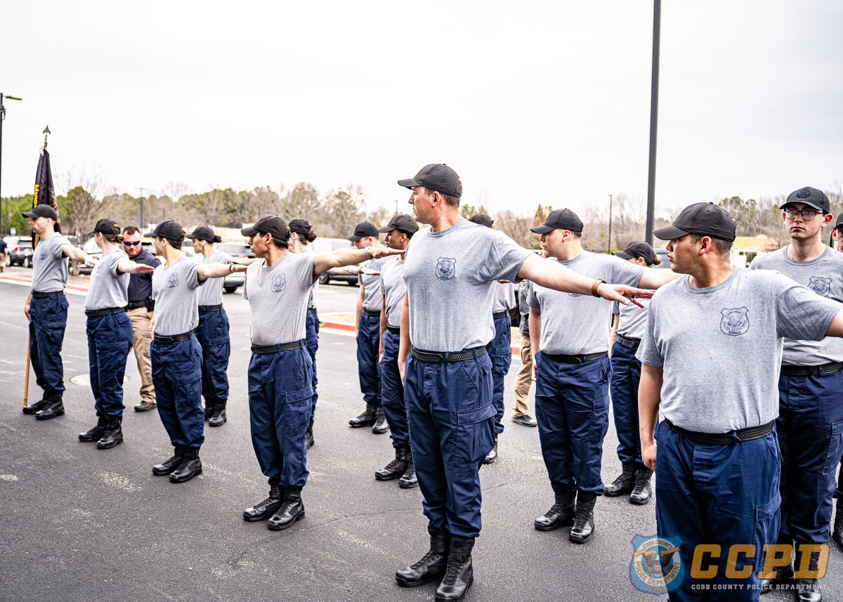 Today marks Day One of Mandate 64 at the Cobb County Police Academy, and our recruits are ready to embark on their 27-week journey to become some of the state's most highly trained law enforcement officers. To learn more about joining our department, visit joincobbpolice.com