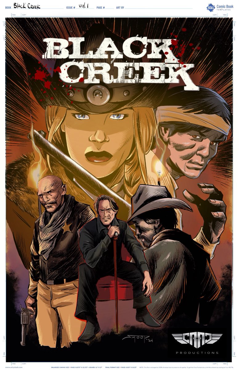 Blackcreekgraphicnovel.com My new campaign 1/4 funding in one day, please check it out