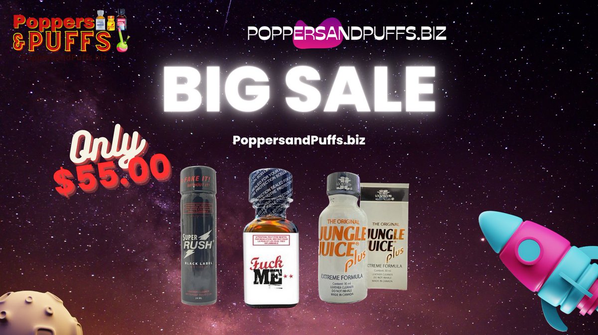 poppersandpuffs's tweet photo. FUCK Me Bundle is the perfect variety of poppers that will range from beginners to experts. Give our "fuck me" poppers a try and let us know what you think. The name speaks for it self.
https://t.co/LoQQweTJoz
#poppers
#fuckme
#superrush https://t.co/VZQGDIVfxD