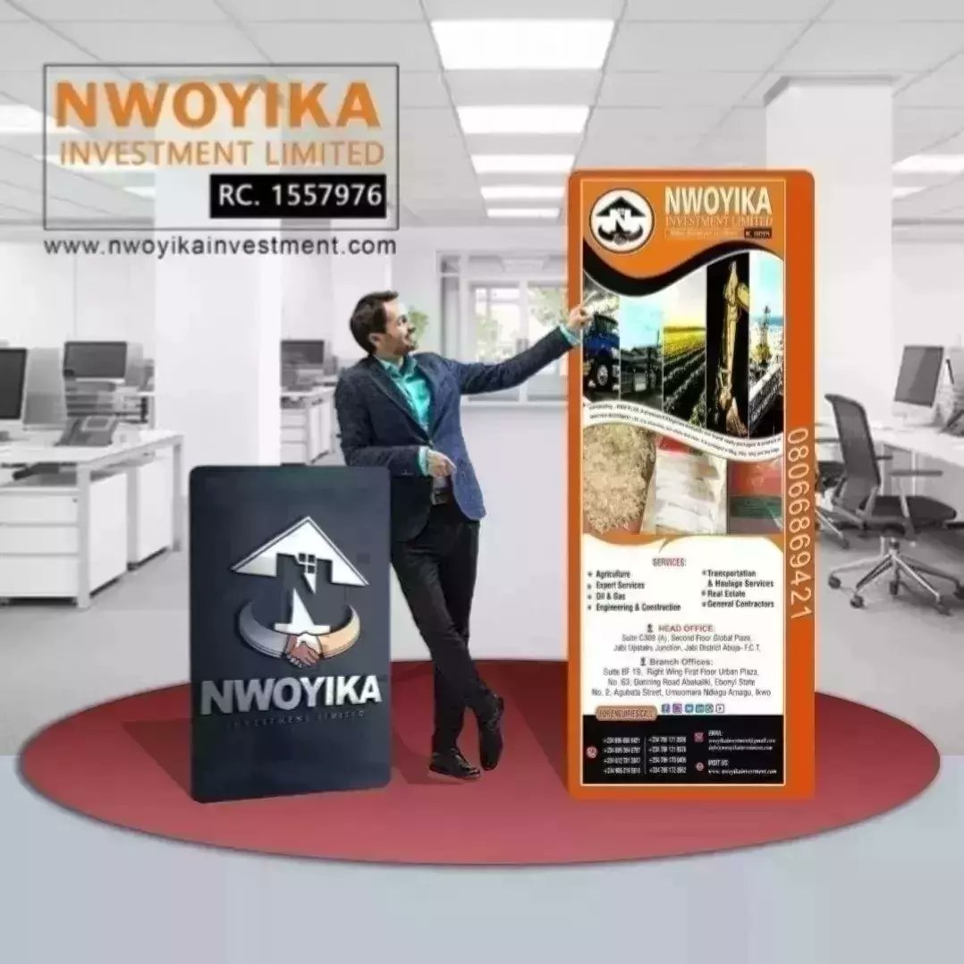 NwoyikaL's tweet image. Explore NWOYIKA  INVESTMENT LTD technology and experience its industry standard advancements, real-life achievements, and award-winning accolades, and request pricing and consultation today.  #realestate  #engineeringandconstruction #rentalservice #agricultureandexports #riceplus