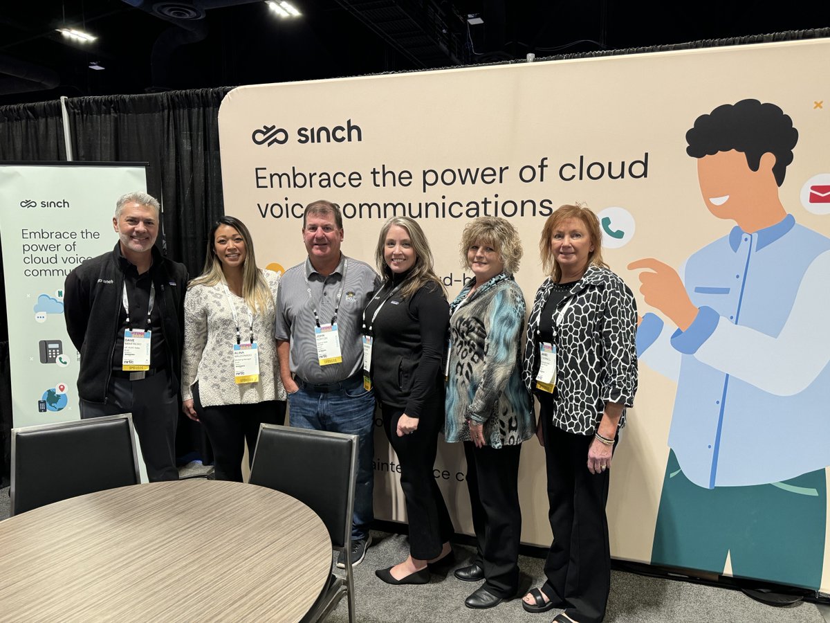 wearesinch's tweet photo. Check out our Sinch Dream Team at #RTime2024! 🤩

#RTIME2024 #CloudSwitching #SinchSolutions #RLECInnovation https://t.co/i1iMsxLfCN