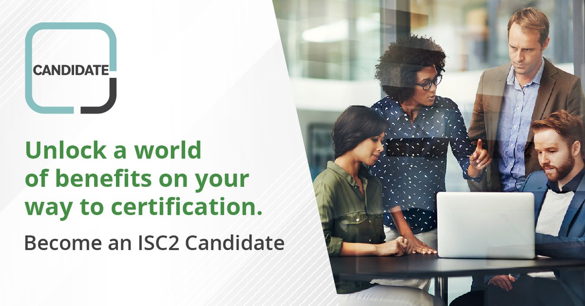ISC2's tweet photo. Access #cybersecurity career-building benefits like exam prep, networking, professional development, discounts and more. 

Sign up for free: https://t.co/u6lEdxDd8D

#ISC2Candidate https://t.co/ZKRfLFzAiK