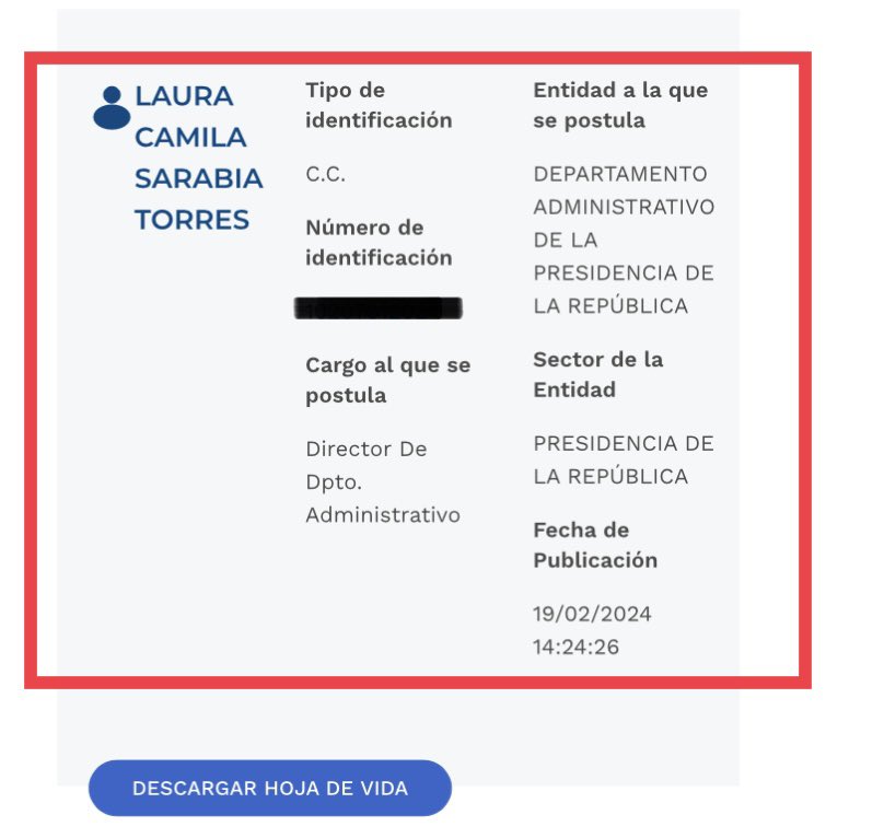 Sacaron a Laura Sarabia de la Presidencia de la República para tapar un grave escándalo, la escondieron por un tiempo. Luego la nombraron en Prosperidad Social y ahora vuelve a la Presidencia a dirigirla.

Se burlaron del país mientras Benedetti y Sarabia celebran. Vergüenza.