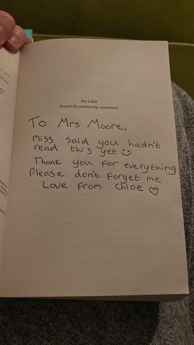 Thoroughly enjoyed this book! Devoured the rest of it at the start of half-term. Thank you Chlöe and Mrs Wilson, for the recommendation. Now, what to read next? 💭 🤔 📚 📖