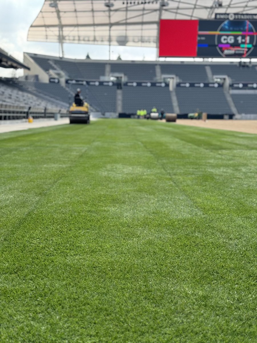 @Tahoma31Bermuda Ready Play Grass ™️ at @BancOfCal Stadium for the @LAFC ⚽️! #keepitreal #tahoma31 #readyplaygrass #westcoastturf @MLS