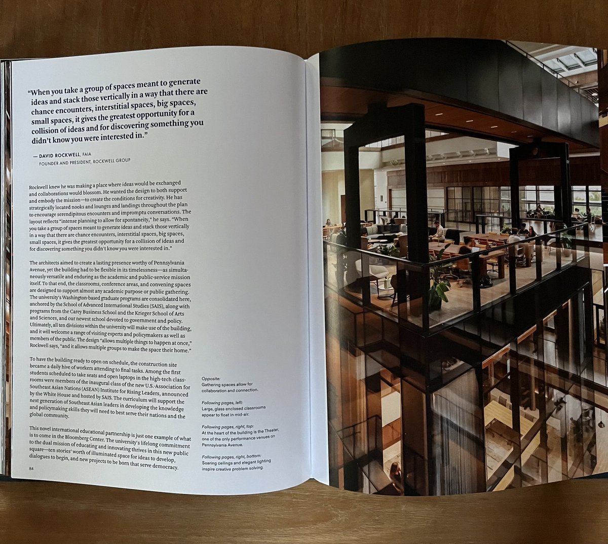 I’m glad this handsome volume is gracing coffee tables now and proud of the role I had in the project. Good luck to America’s first research university in its new Washington home.