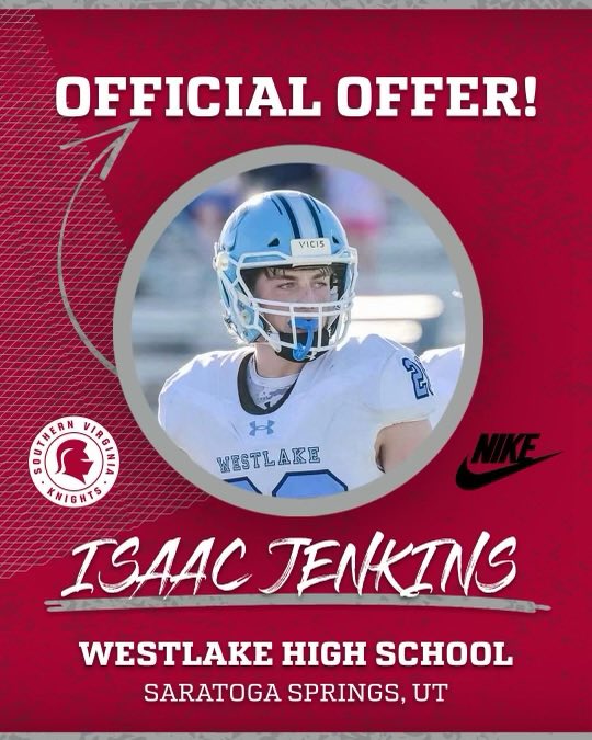 ISAAC JENKINS (@ikejenks28) on Twitter photo After a great conversation with <a href="/CoachLekApodaca/">Leks Apodaca</a> blessed and grateful to receive my first offer
Thanks to all the coaches that have helped me along the way especially my parents and Heavenly Father <a href="/knight_ftbl/">SVU Knights Football</a> <a href="/CoachAAle/">Arnold Ale</a> @CoachDomMoe <a href="/CoachVili/">Vili Halasima</a> <a href="/JakobiMatagi/">Kobi Matagi</a> <a href="/ematagi/">Coach E</a> <a href="/alpha_lbu/">Jason Bowman</a> After a great conversation with <a href="/CoachLekApodaca/">Leks Apodaca</a> blessed and grateful to receive my first offer
Thanks to all the coaches that have helped me along the way especially my parents and Heavenly Father <a href="/knight_ftbl/">SVU Knights Football</a> <a href="/CoachAAle/">Arnold Ale</a> @CoachDomMoe <a href="/CoachVili/">Vili Halasima</a> <a href="/JakobiMatagi/">Kobi Matagi</a> <a href="/ematagi/">Coach E</a> <a href="/alpha_lbu/">Jason Bowman</a>