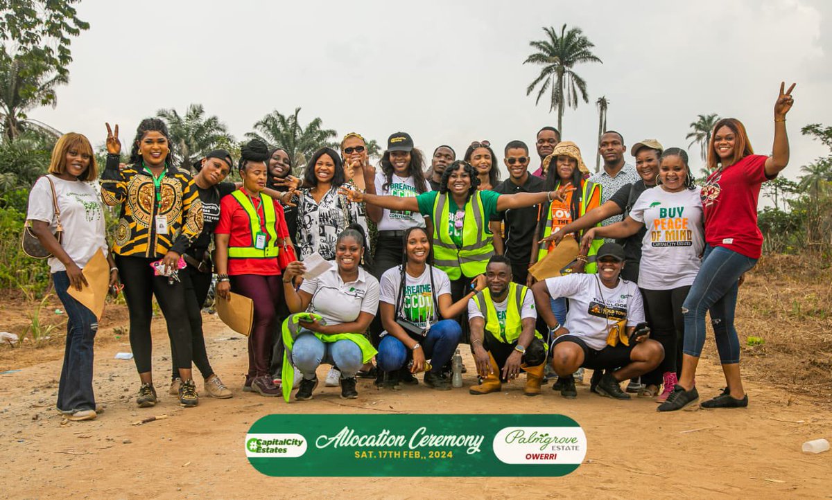 capcitydev's tweet image. Thrilled to share glimpses from our recent allocation at the Palm Grove Estate. Turning dreams into addresses, one plot at a time. 

#RealEstate #ccdl #capitalcityestates