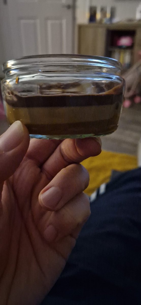 TrisGretton's tweet photo. @GuPuds my dairy free Zillionaire Gu dessert appears to be missing the bottom crunchy layer... how does this even happen? https://t.co/yUFkLJqIUY