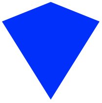 thefeengineer's tweet image. Do you want to draw the perfect kite?
Just use CSS