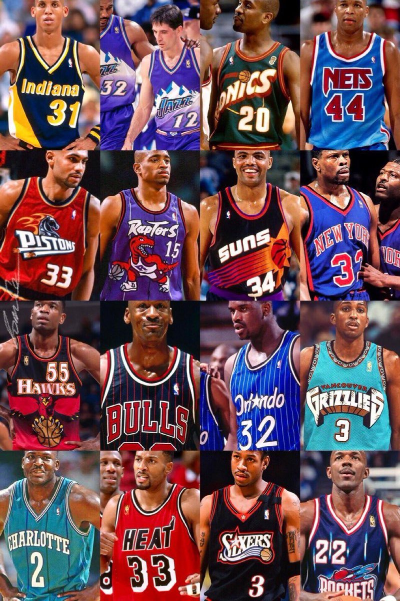 90s NBA jerseys 🔥