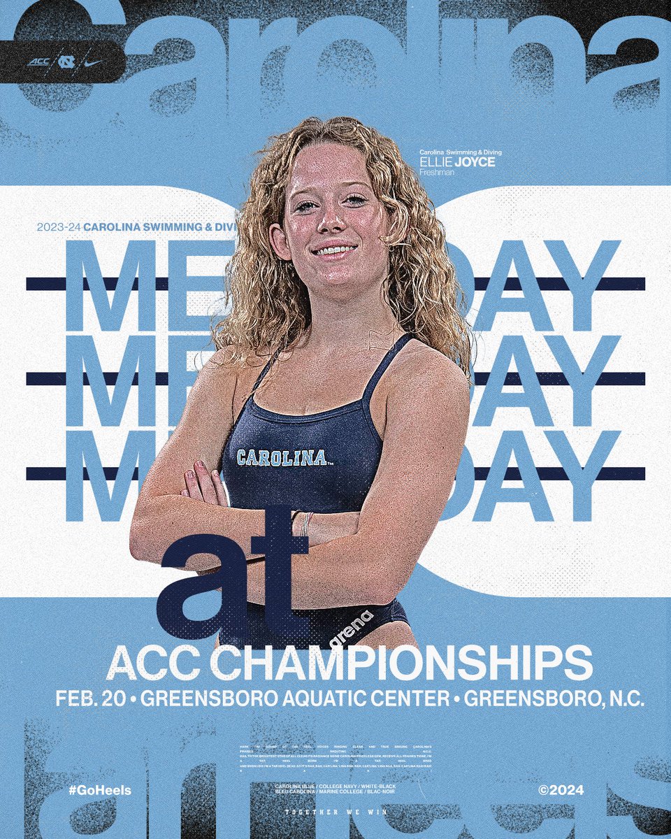 uncswimdive's tweet photo. It's championship season! Day: 1⃣

🏊‍♂️ ACC Championships
📍 Greensboro, NC
🕙 10 am (prelims)
🕠 5:30 (finals)
📺 https://t.co/jSc2inLCeI
📊 https://t.co/jE0G7kFx1n https://t.co/Fy8RPV8tm2