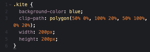 thefeengineer's tweet image. Do you want to draw the perfect kite?
Just use CSS