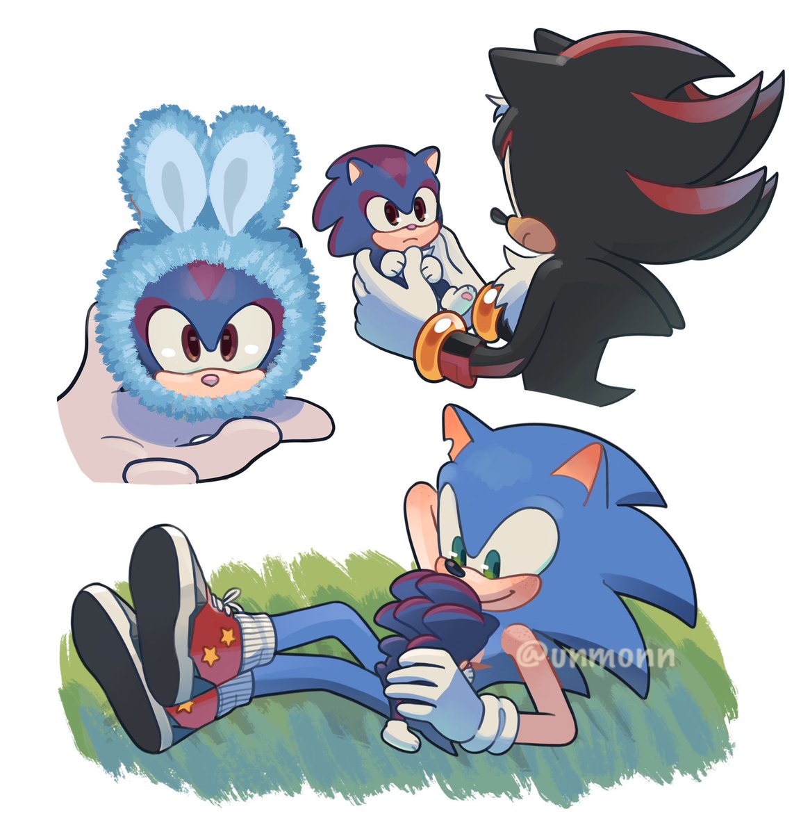 unmonn's tweet photo. baby fever i guess #sonadow https://t.co/uii5FLjdNl