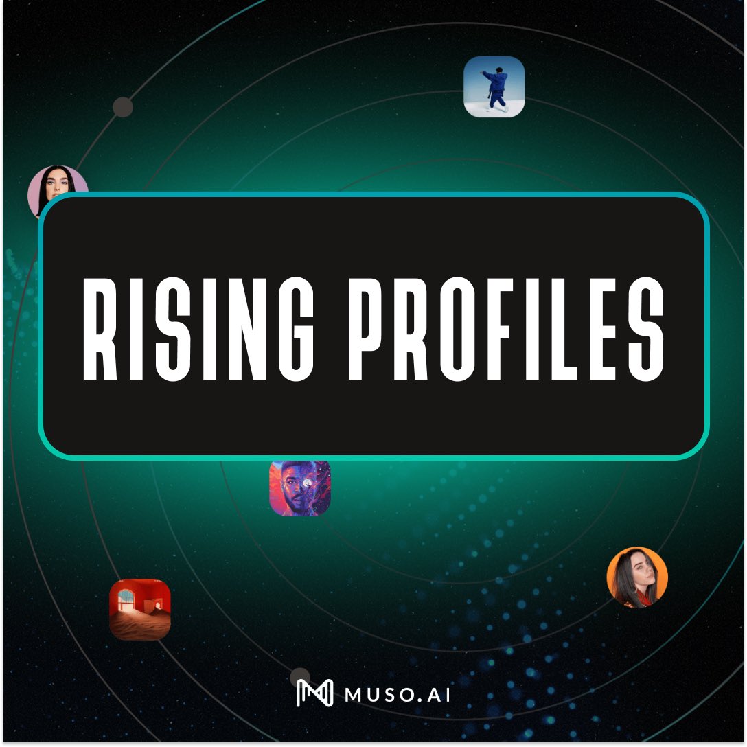 ai_muso's tweet image. Spotlighting the hottest 🌟 rising stars on Muso.AI making waves across the globe 🌍! These artists know no borders. 

Who’s missing from our list? Drop your picks below! 👇