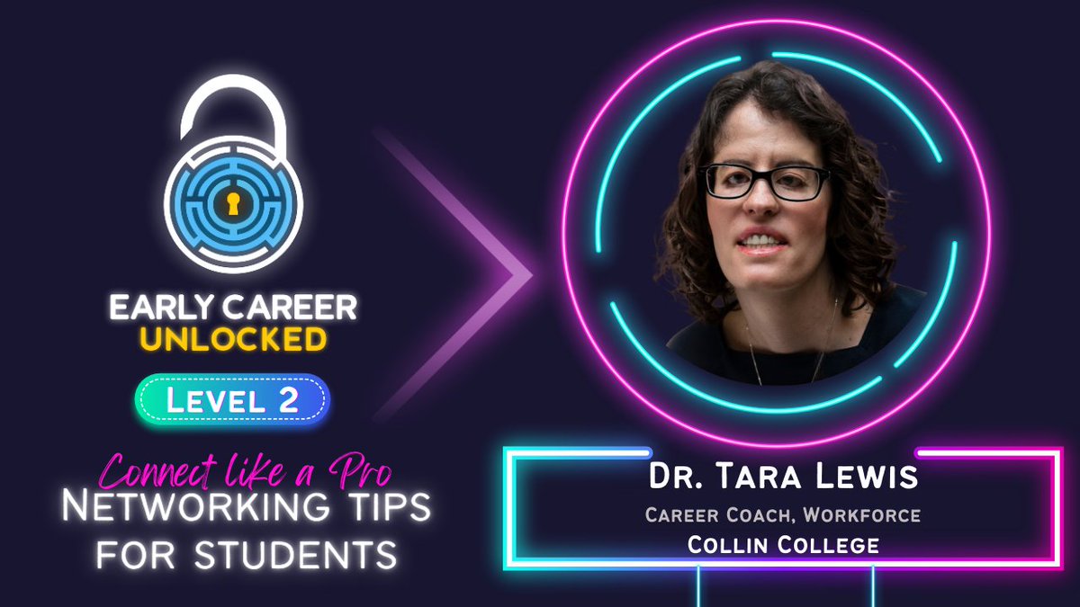 EarlyCareerU's tweet photo. New Episode: Connect Like a Pro: Networking for Students! Great for beginners! 
https://t.co/atfSJ0rBVo
#earlycareerunlocked #networking #studentsuccess #careerfairs https://t.co/gmsS1IRvNN
