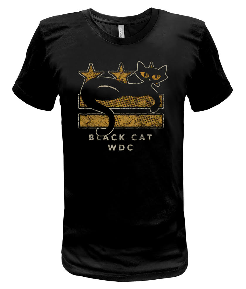 New limited edition Black Cat tee from @BifocalMedia. The first in a series of collaborations between Bifocal Media and independent venues. Limited to 300. Shop: bifocalmedia.com/product/black-…