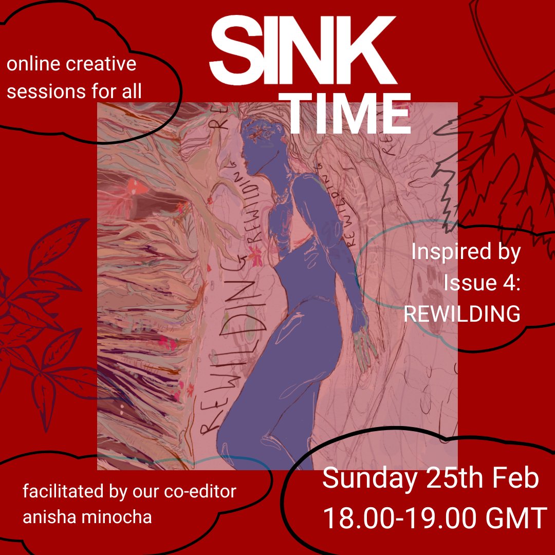 free this sunday? join us for a free workshop, meet the SINK community, get down & nitty gritty with the wild...🌱 sign up & get more info here: docs.google.com/forms/d/e/1FAI…