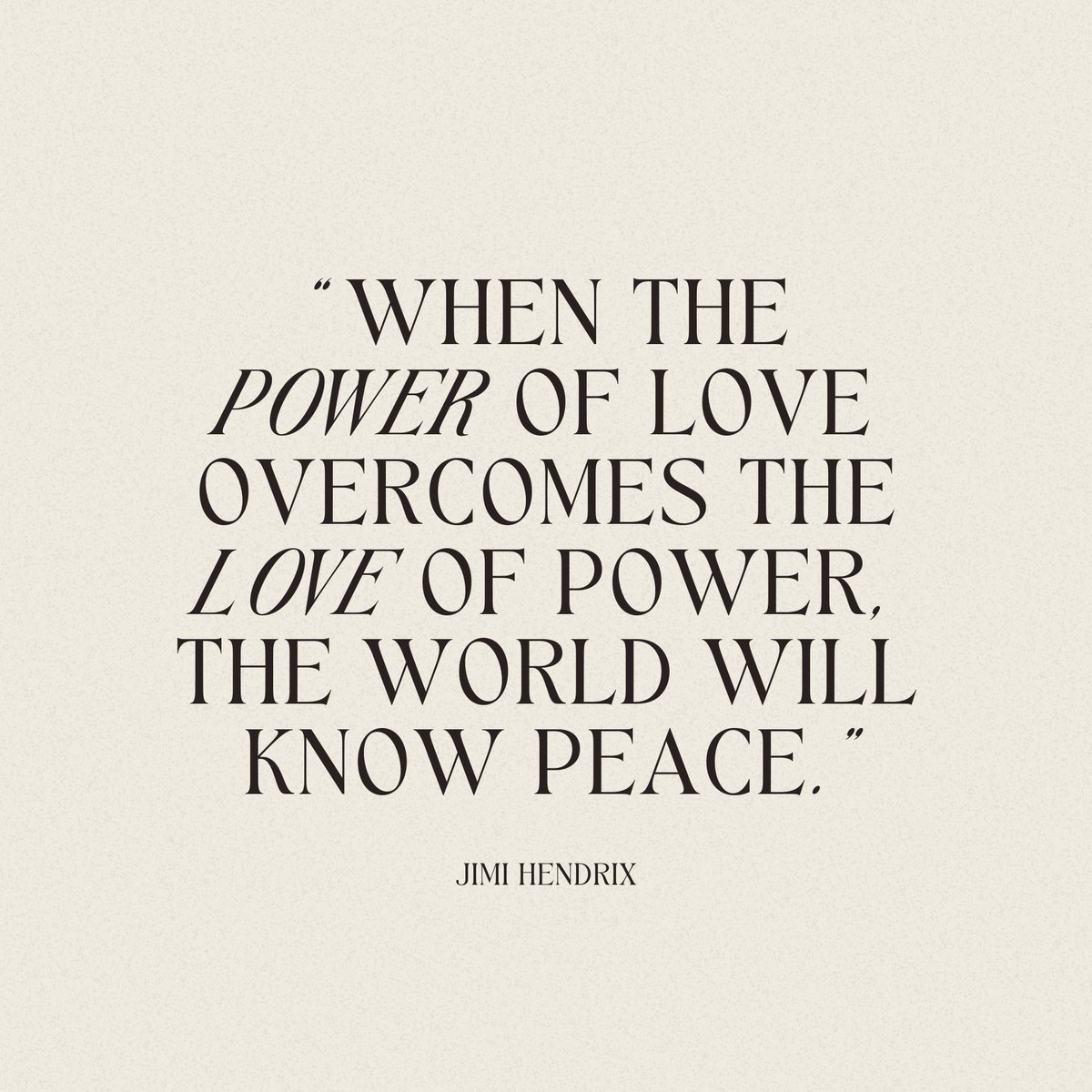 Let's cultivate a world where the power of love triumphs over the love of power🌍🤎 Sending you all a gentle wave of tranquility today! Everlasting peace is on its way.

#quoteoftheday #quotestoliveby #inspiringquotes #peacefulquotes #chillpalm #chillpalmsounds
