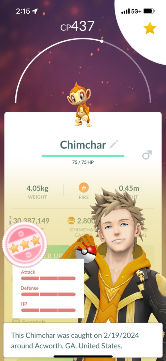 milieva13's tweet photo. Found a #perfect #monkey on my lunch walk today 🤩 #PokemonGO #CatchThemAll #YouRPerfect #wild #hundo #catch https://t.co/mb8UbjRMKO