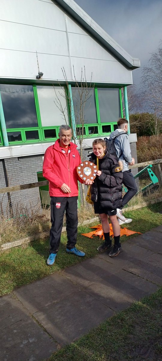 Congratulations to Stonelaw High School on winning the Cam/Glen schools xc team, with Cathkin High being the runner up team. Well done everyone and the sports development volunteers.#cambuslangharriers